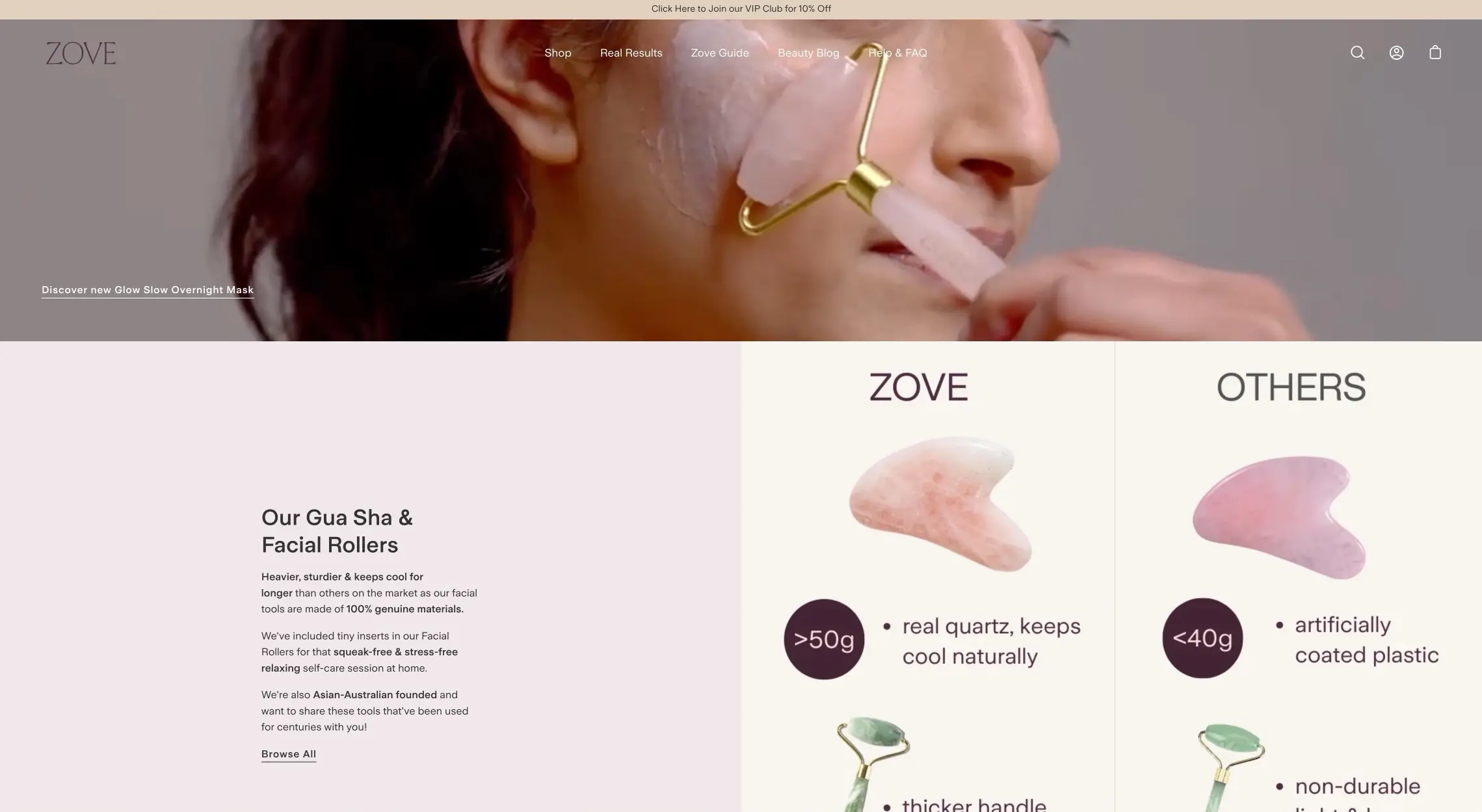 Zove Beauty Refresh screenshot